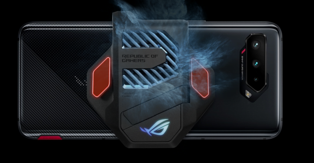ROG Phone 5s with AeroActive Cooler