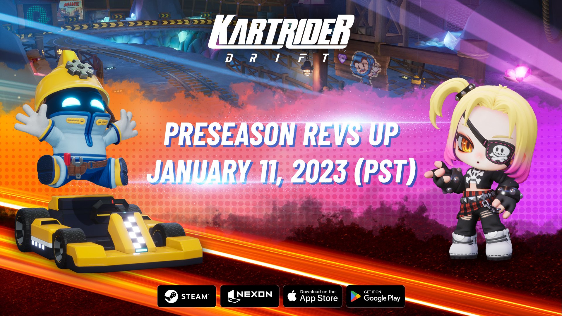 KartRider: Drift Begins Preseason Early Access In January 2023